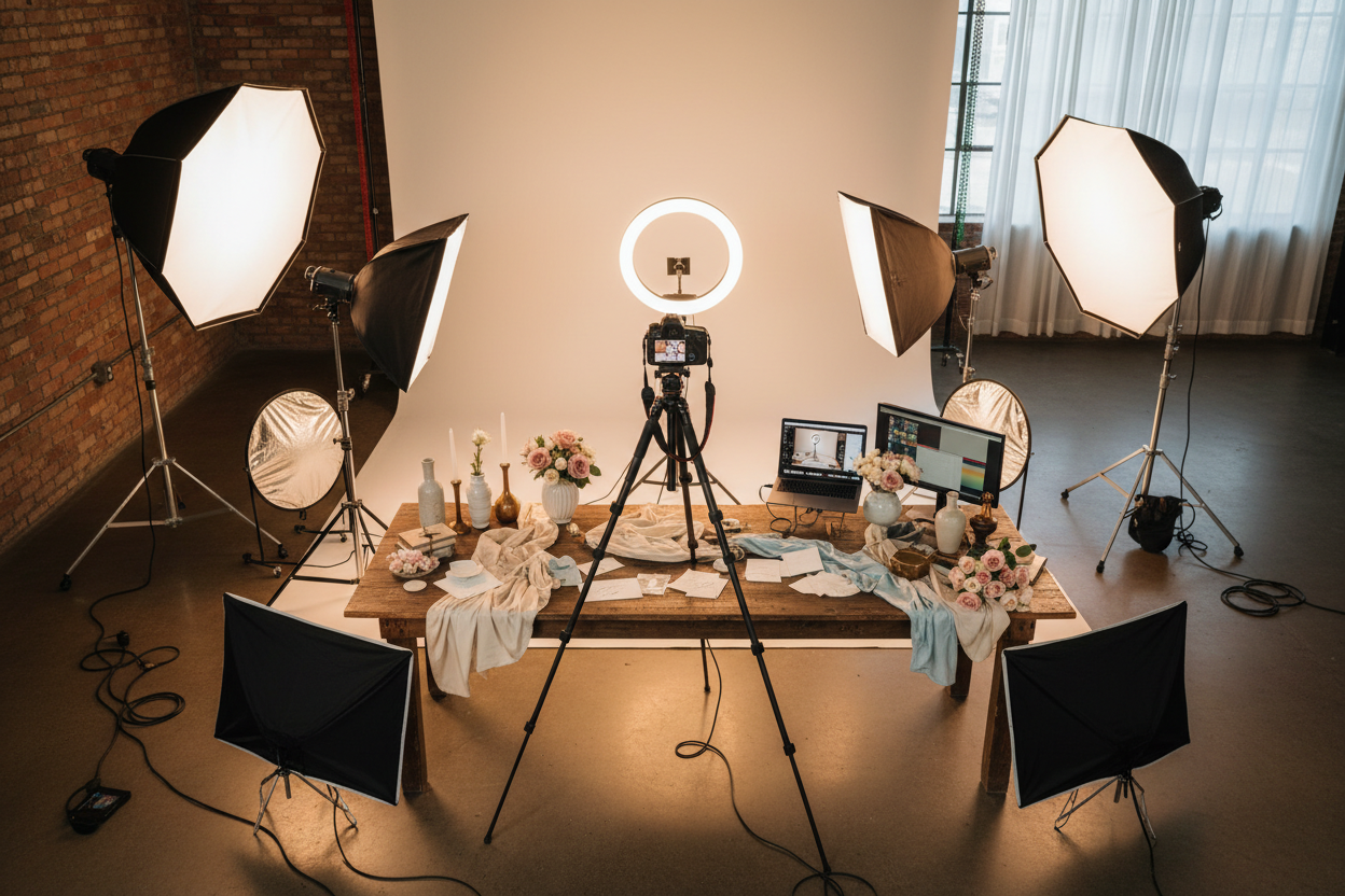 ono something like camera and props and light ... 